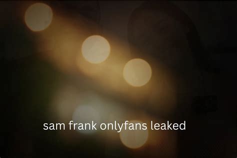 samfrank onlyfans|OnlyFans